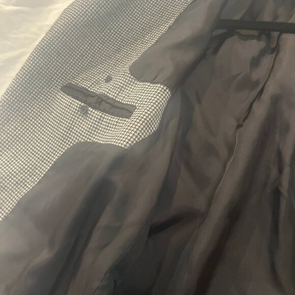 Ronny Kobo “Kiera” Oversized Wool Blazer – Plaid & Houndstooth Power Jacket - Picture 5 of 7